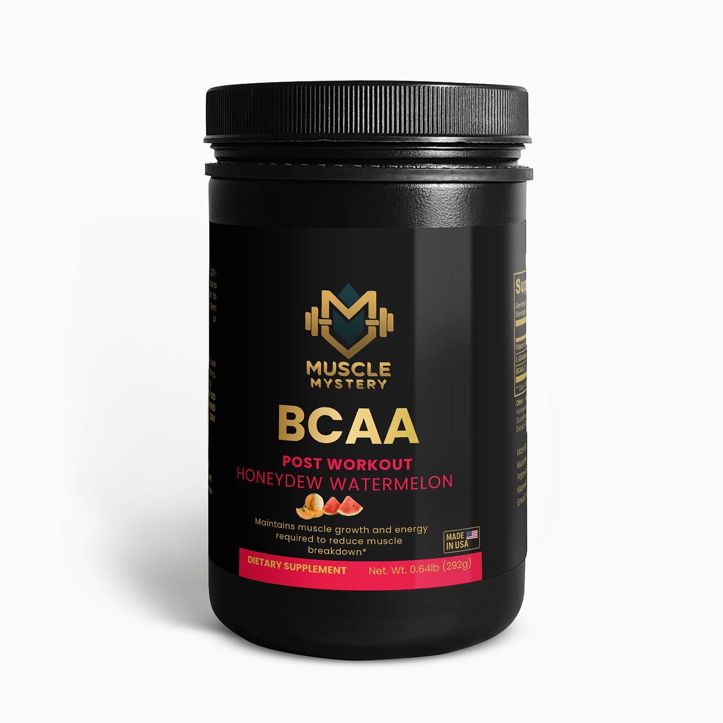 Polvo post-entrenamiento BCAA (melón dulce/sandía)