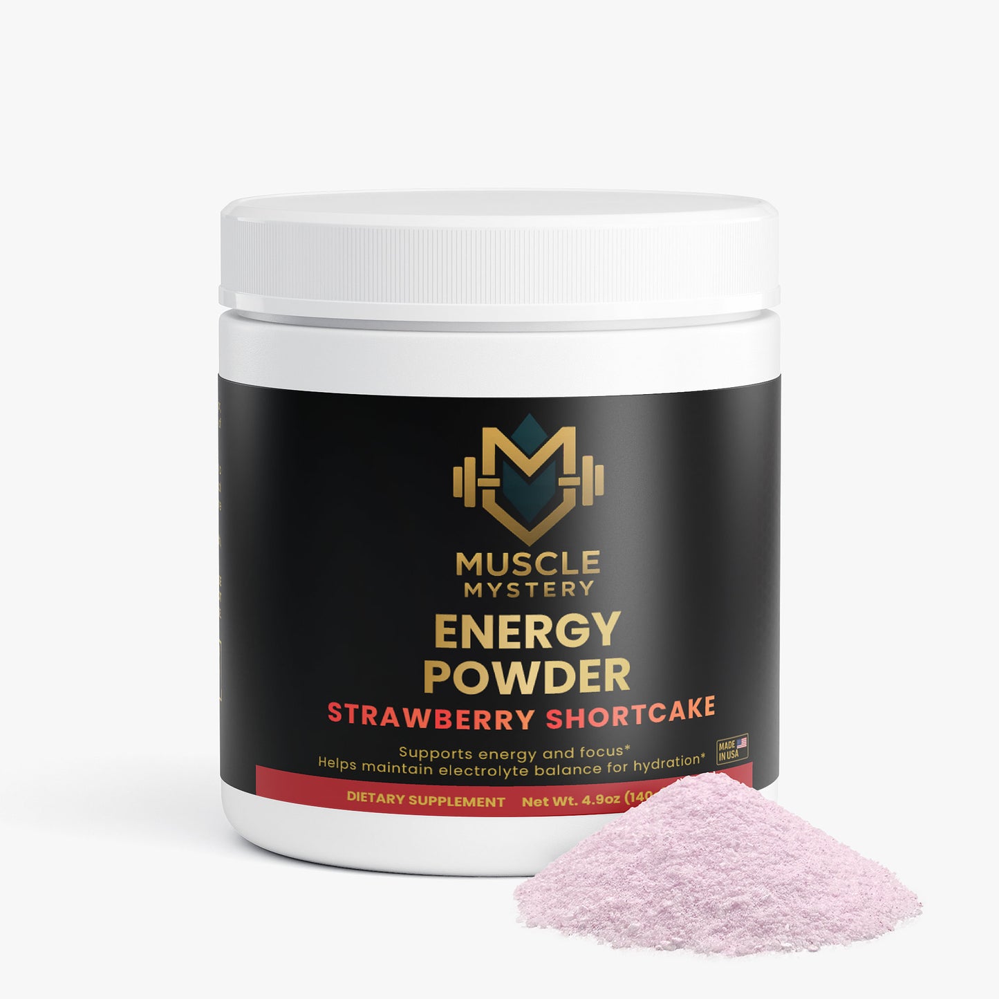 Energy Powder (Strawberry Shortcake)